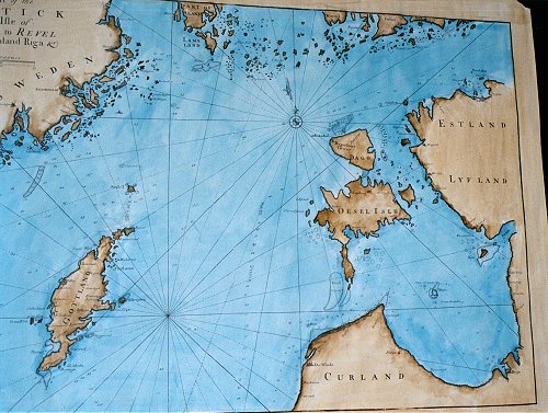 A Draught of the Baltic from the Isle of Oeland to Reval including Gothland, Riga.